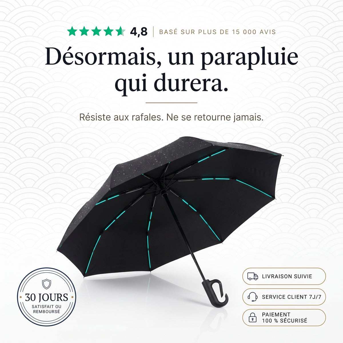 Parapluie Japonais pliant automatique