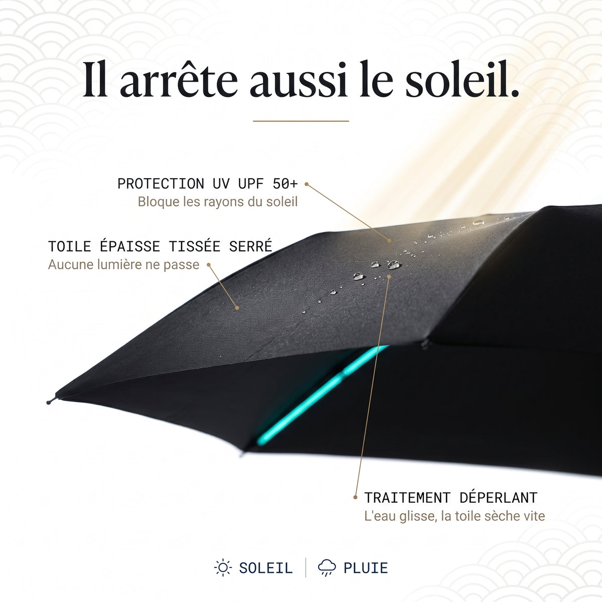 Parapluie Japonais  pliant automatique